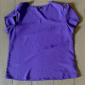 SHEIN Vibrant Purple Blouse